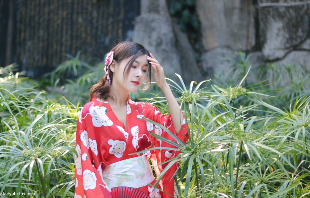 Temperament beauty kimono photo, pure as water, like the girl next door - 3