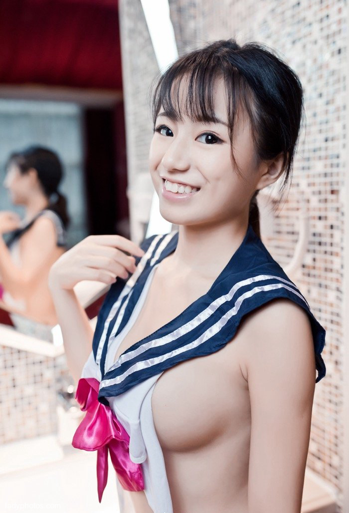 Japanese pure and beautiful girl, Yukio kurai - 3