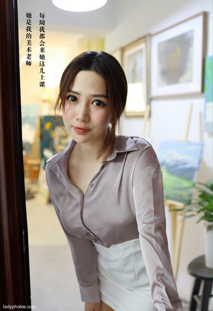 Ecstatic Studio: sexy female painter Xu cake annoys and seduces students - 1