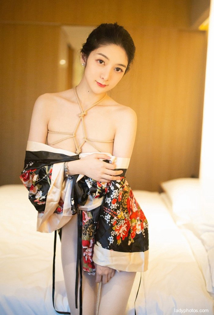 SM的魅力是无穷的 国模小热巴日本和服带你体验束缚快感 - 4