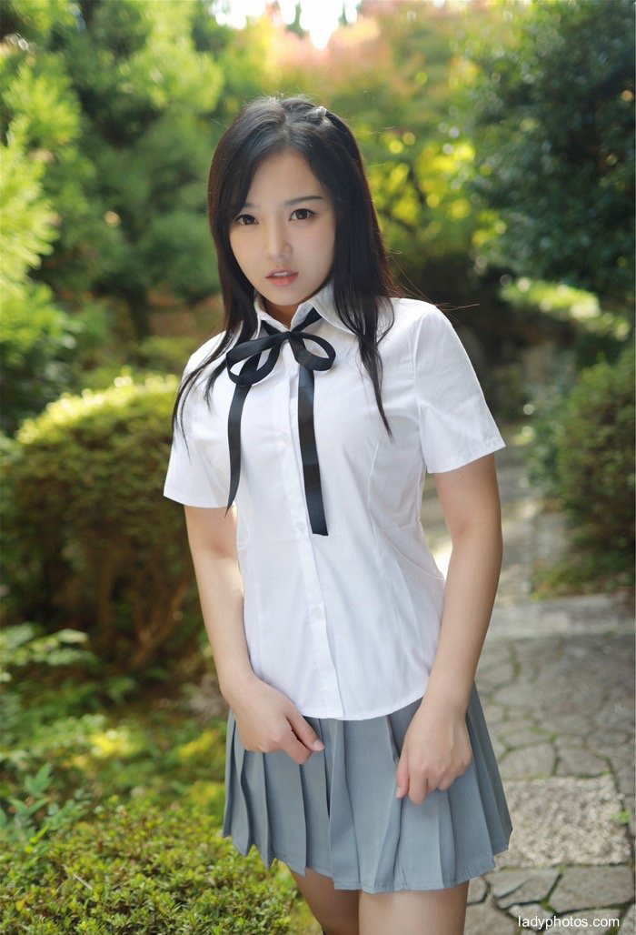 可爱萌妹徐微微唯美写真 学生JK制服写真清新怡人 - 4