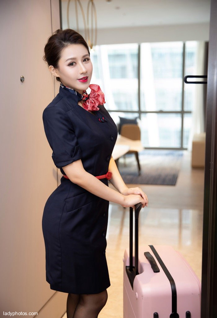 Flight attendant girlfriend Xu An'an, flying back to play SM with you - 3