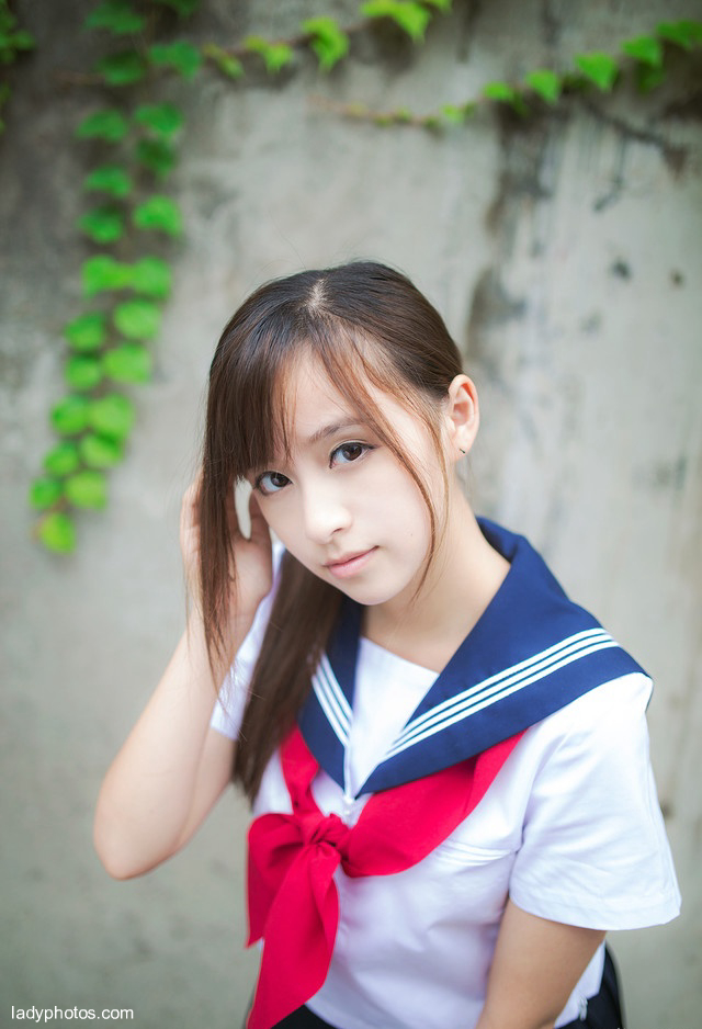 Fresh school flower sailor uniform - 1