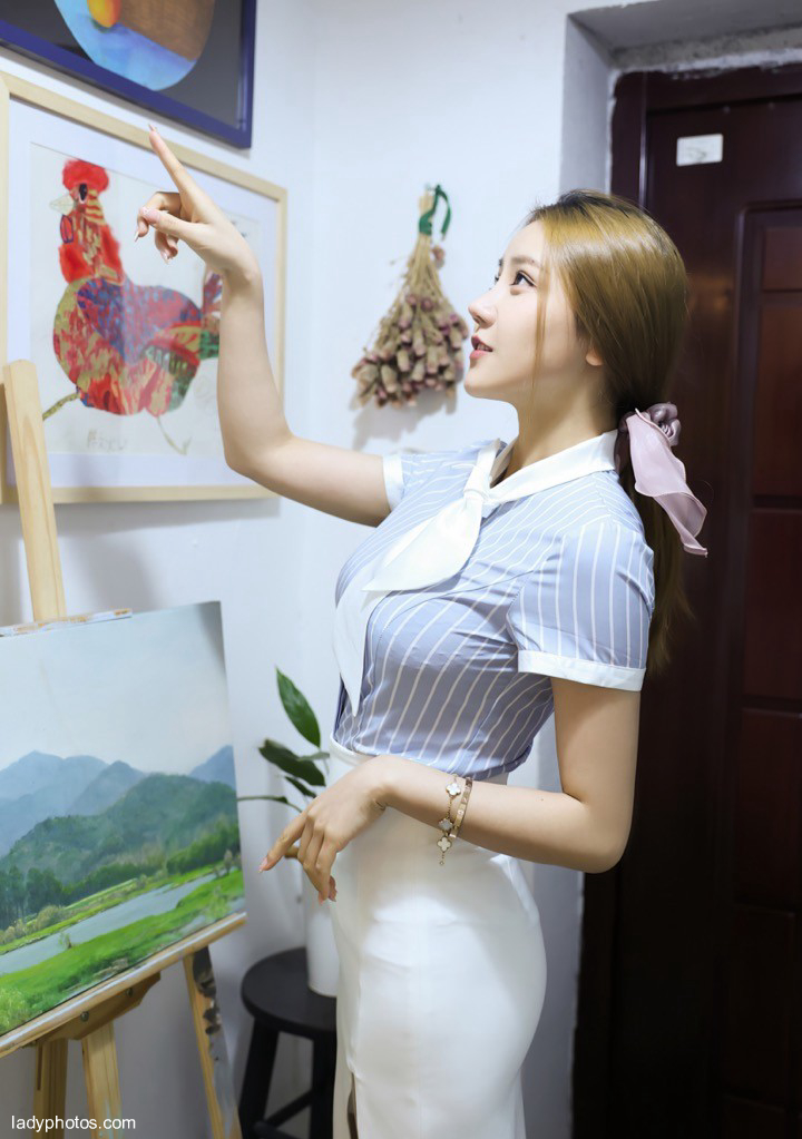 Coquettish interpretation of model Xia Xi CICI: the physical temptation of art teachers [part I] - 2