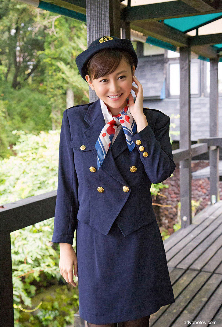 杉原杏璃スチュワーデス制服誘惑 - 3