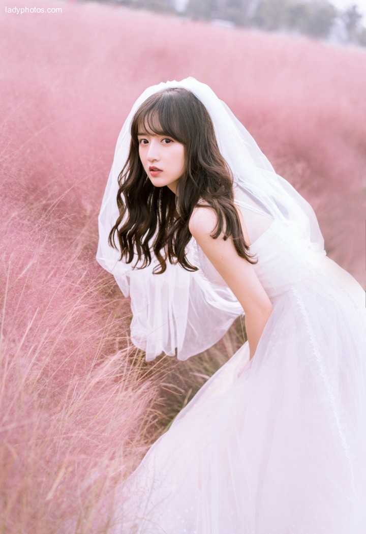 Pink and Dai confused the girl's heart. The portrait of the beautiful girl's wedding dress was simply dreamy - 1