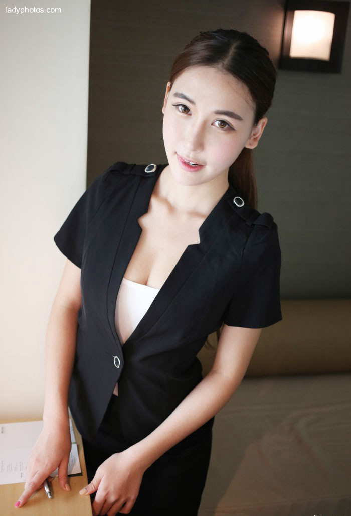 再来一个诱人秘书OL制服,美媛馆熊吖BOBO - 4