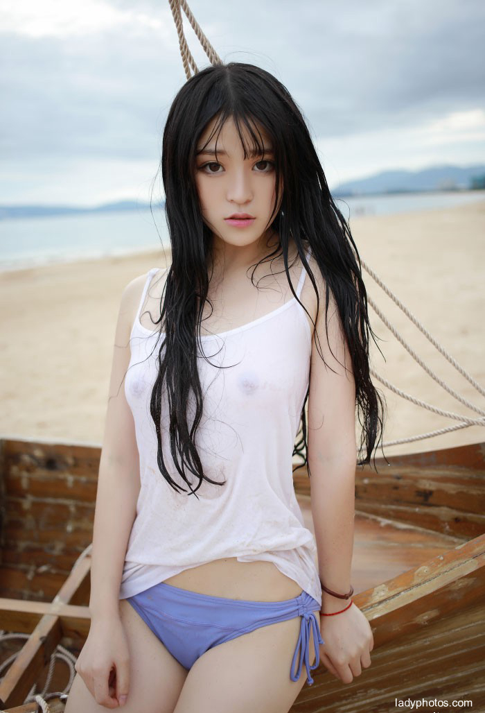 Pure beauty Yi Xiaoqi Mo temperament water goddess fan - 5
