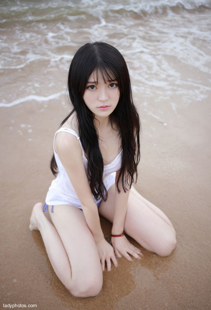 Pure beauty Yi Xiaoqi Mo temperament water goddess fan - 3